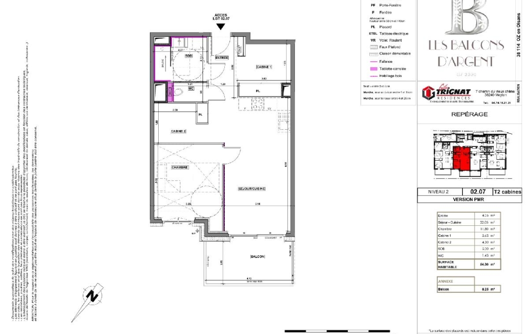GRIET IMMO : Appartement | OZ (38114) | 54 m2 | 399 000 &euro; 