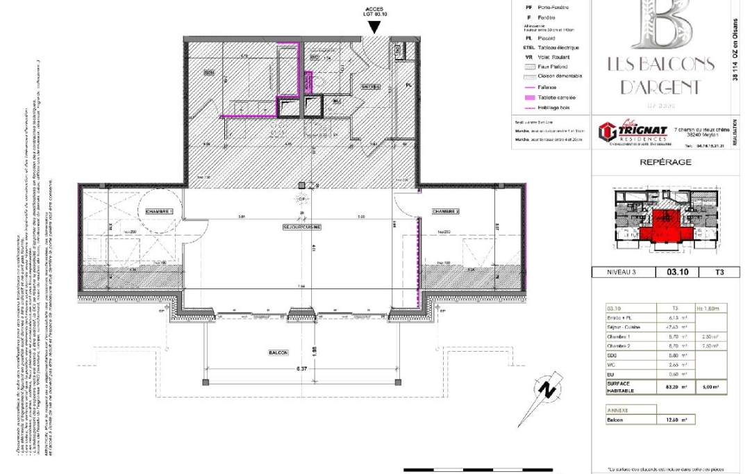 GRIET IMMO : Appartement | OZ (38114) | 83 m2 | 679 000 &euro; 